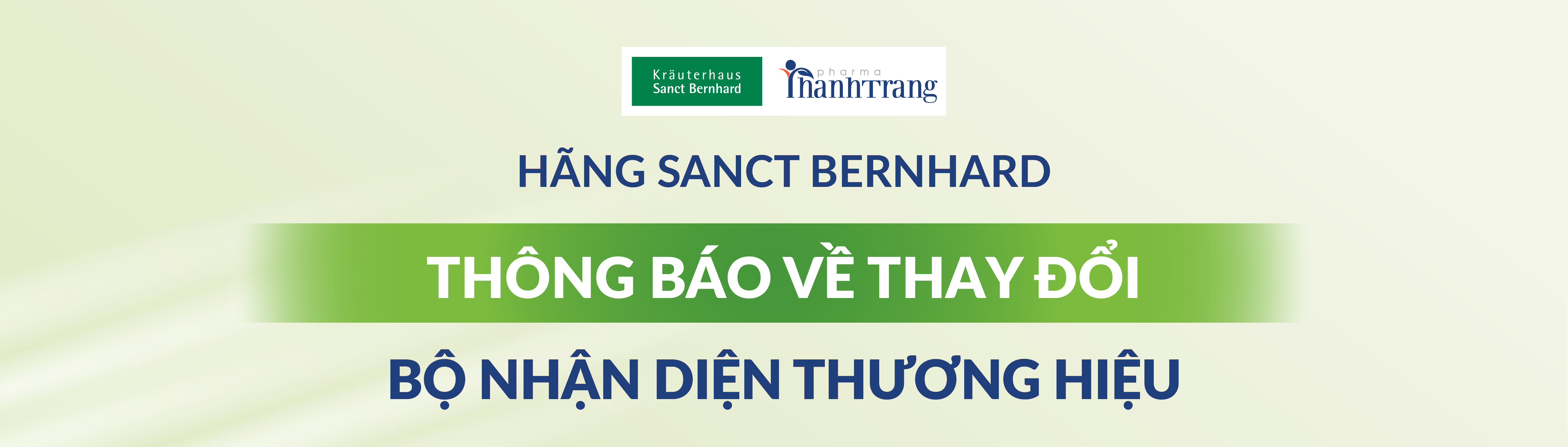 Banner thay đổi bộ nhận diện thương hiệu